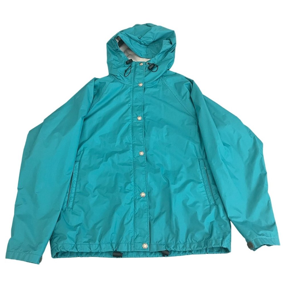 VTG The North Face Gore-Tex Hooded Jacket Teal Made In USA, Size L (Women's) - Picture 1 of 6